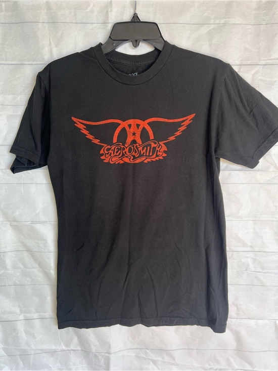 Aerosmith Other - Aerosmith Classic Red Wings Logo Black Rock Tee 2019 size S